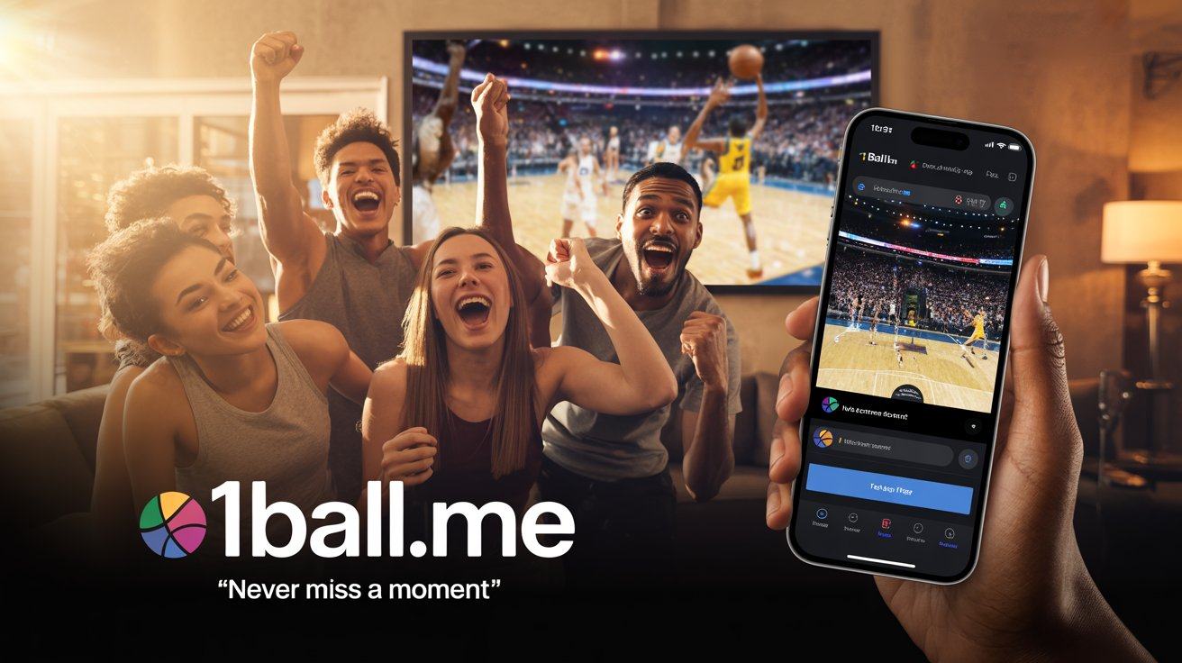 Watch live sports stream HD - 1ball.me banner